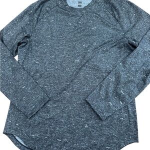 lululemon athletica Charcoal Long Sleeve Tee